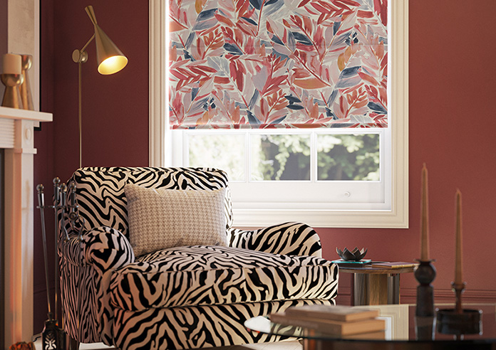 Acer, Mulberry - Motorised Roman Blind - Image 5